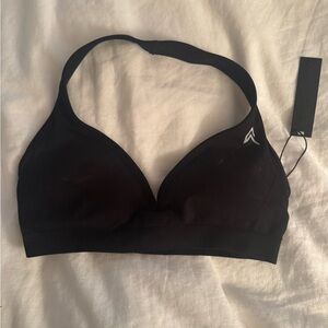 ONER Active Seamless halter Black Sports Bra